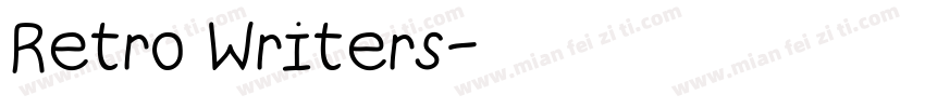 Retro Writers字体转换